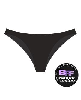 BFF Period Undies Organic Cotton Collection Thong Style – Simple Necessit- Ease, Inc.