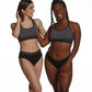 Leakwear Organics Panties For Periods And Incontinence Absorbent Hipster 2- Pack